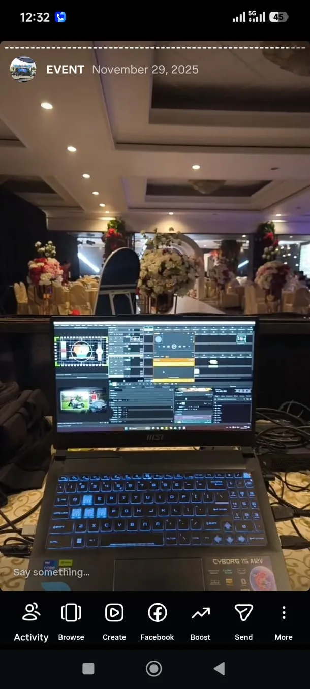 Live Visual Operating & Stage Ambiance Control