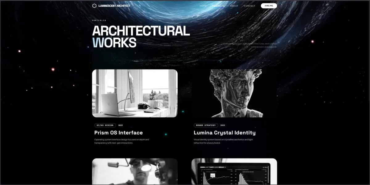 Laravel Dynamic Portfolio Template